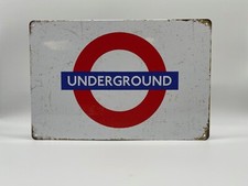 Blechschild Underground