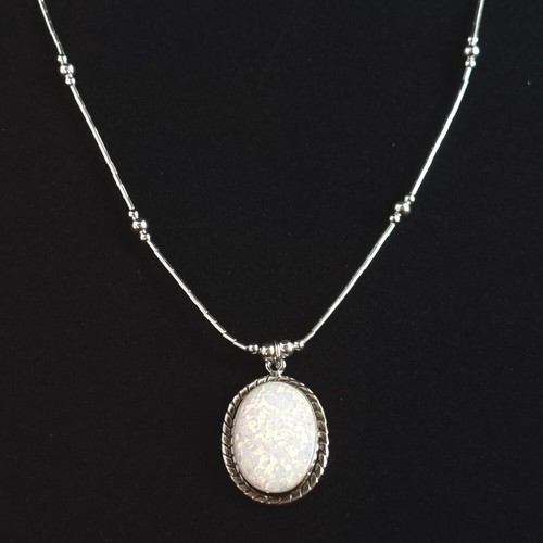 Indianerschmuck kette weisser - kette,