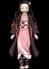 Anime Demon Slayer: Kimetsu no Yaiba Kamado Nezuko Cosplay Kostüm Halloween Neu