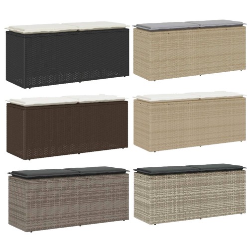 Gartenbank mit kissen poly - gartenbank,