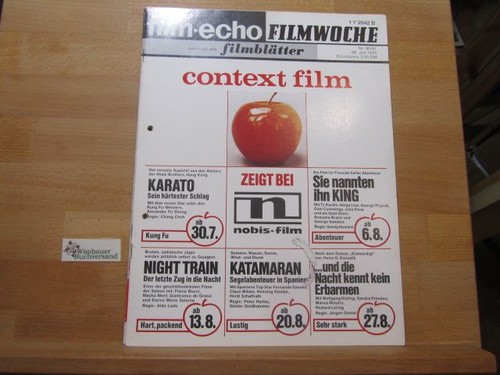 Film echo filmwoche vereinigt - filmwoche,