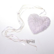 Dekoherz Herz Taft Satin Perle