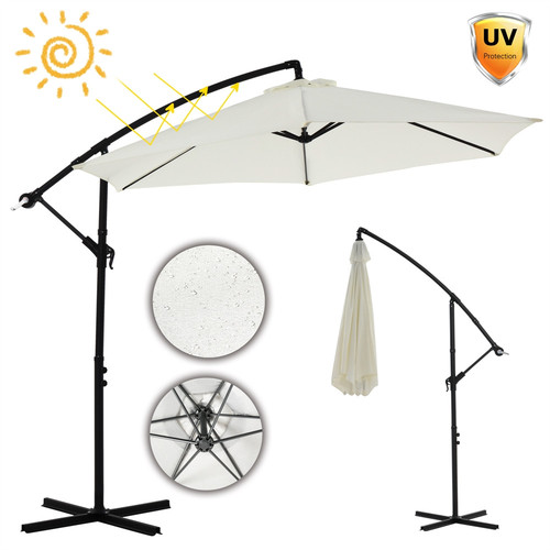 Ampelschirm sonnenschirm beige - ampelschirm,