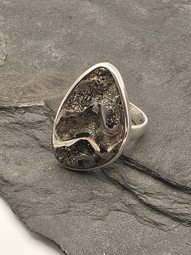 Fossiler ammonit ring mit - ammonit,