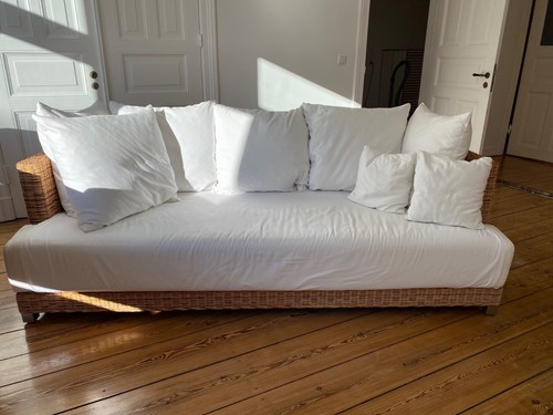 Echtes rattan sofa daybed - echtes, rattan-sofa/daybed
