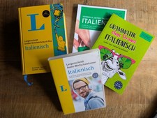 Italienisch Lernpaket, Langenscheidt Lexikon, Grammatik Bücher und CD