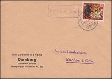 Landpost stempel 6969 - 6969, dornberg