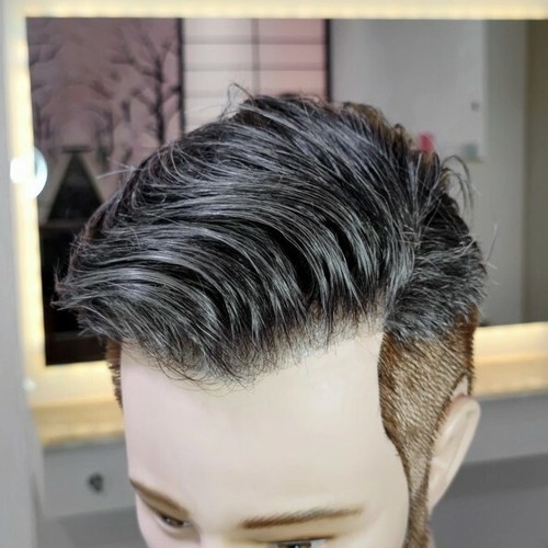 Haarsystem mit extrem - , dünner