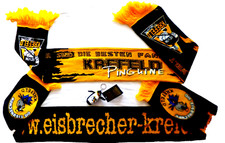 KEV Krefeld Pinguine 2 Fan Schals + Pinguine Schlüsselanhänger