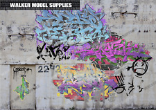 1:24 Maßstab Graffiti Garage Wände - Lösen Und Auftragen Vinyl Blätter Design 13