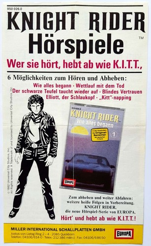 Werbung reklame knight rider - werbung,