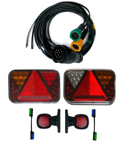 Anhängerbeleuchtung set led - set,