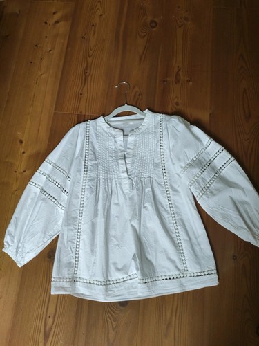 Weiße damen bluse boho - weiße,