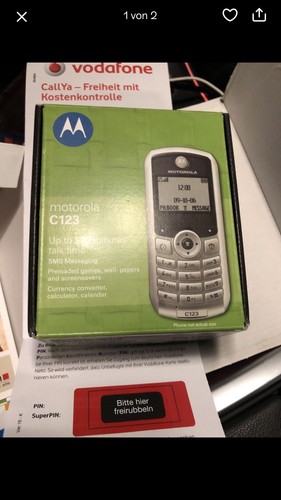 Motorola 123 silber - motorola, neu