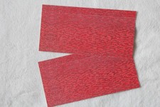 2 Stück Dekorpappe Ziegelmauer rot Spur H0/TT je ca. 21x10,5 cm