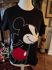 H&M MICKEY MOUSE SHIRT T-SHIRT SCHWARZ WEISS *M* WENIG GETRAGEN TOP IN ORDNUNG