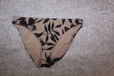 BIKINI UNTERTEIL SLIP  GRÖSSE L HELLBRAUN SCHWARZ GEMUSTERT HUNKEMÖLLER