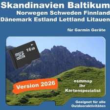 Skandinavien Baltikum Karte