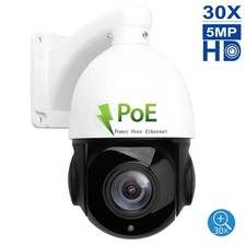 5MP PTZ Outdoor Speed Dome 30X Zoom IR150m Überwachungskamera POE Auto Tracking
