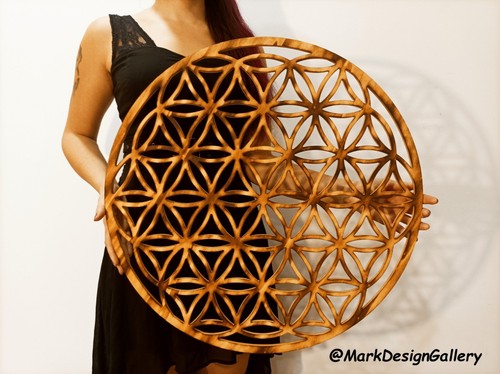 Lebensblume geometric wall art - wall,