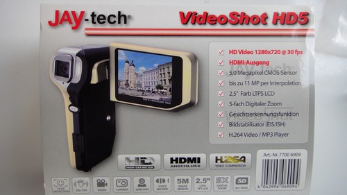 Jay tech kamera videoshot - jay-tech, hd5