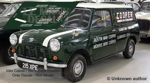 Decals mini cooper - cooper, van