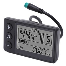 S866 LCD-Display Panel Meter 24V 36V 48V Bedienfeld für E-Bike Elektrofahrrad