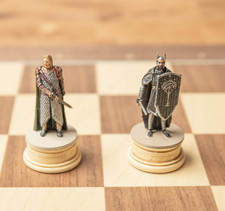 "Herr der Ringe" Schachfiguren Gamling& Gondor-Soldat- Handbemalt von Eaglemoss