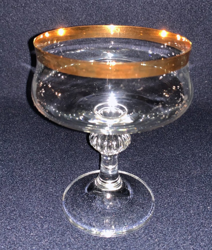 Stück antikglas sektschale - 2,