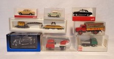 Konvolut Modell Auto PKW LKW Kran Feuerwehr Busch Märklin Brekina Herpa H0 1:87