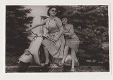 Vintage Ride Two Young Girls