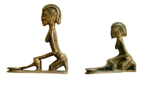 Bronzefiguren aus afrika - 2,