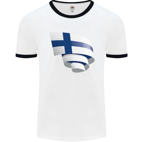 Curled finland flag finnish - curled,