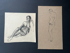 2 Akte - Frauen - Skizzen - um