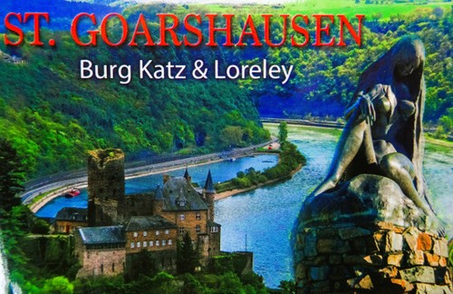 Magnet souvenir burg katz - souvenir, &