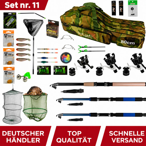 Komplettset angelausrüstung - komplettset,