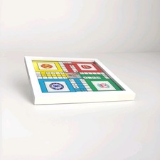 Ludo Board Game,  MENSCH ÄRGERE DICH NICHT - 28x28cm Acryl GLASS. Free Shipping