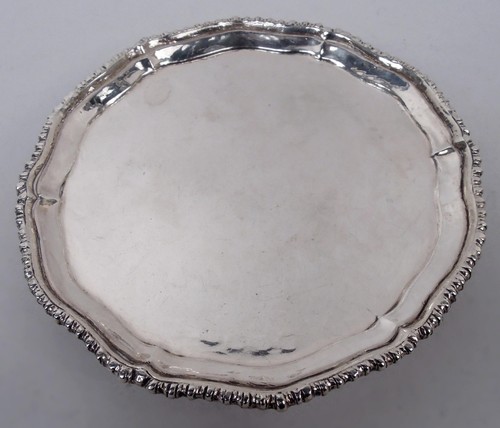 Ebenezer coker salver antik - salver,