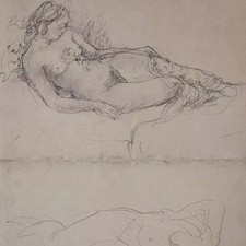 Georg Tippel Frauenakt liegend