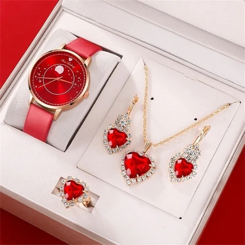 Armbanduhr modeschmuck set - armbanduhr,