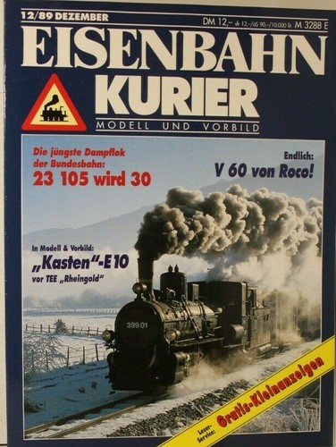 Eisenbahn kurier 12 89 - bs, //
