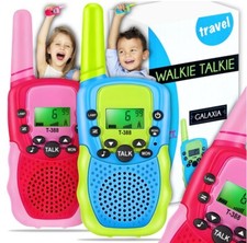 2x Kinder Walkie Talkie Funkgeräte Handfunkgerät Set 8 Kanäle 3KM Reichweite DHL