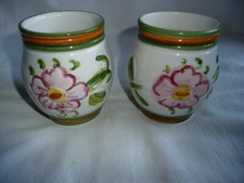 Zwei schöne ältere Keramik-Becher/Weinbecher von Claudio Bernini - S.g.Zustand