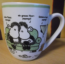 Tasse Kaffeebecher`Sheepworld` Wenn wir zusammen sind ist alles andere pupsegal 