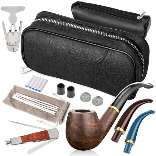 Ledertasche für tabakpfeife - für,