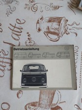 VW  Bus, Betriebsanleitung