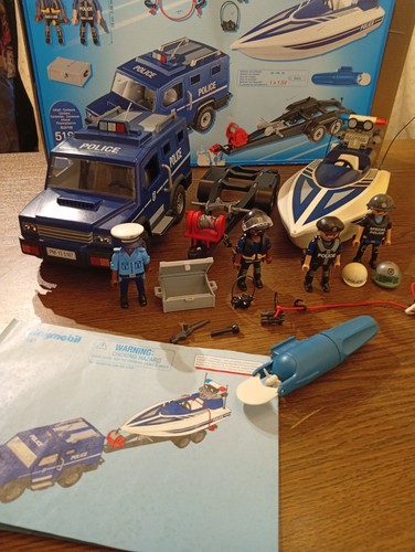 Playmobil 5187 polizei truck - polizei,