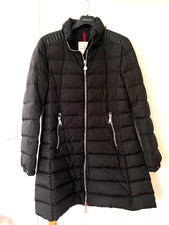 Moncler Daunenmantel Orophin schwarz Gr. 5 (42) mit Kapuze Topzustand