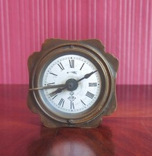 Eisenbahn Uhr Gustav Becker Reise Wecker um 1880/90 Messing