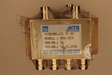 Relais Nr453  MTS Koaxialrelais Videorelais 2 Umschalter BNC MVR-7201 5VDC